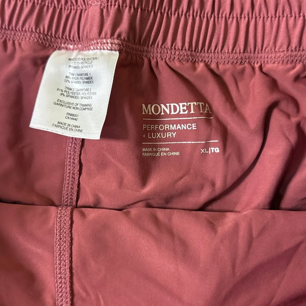 Mondetta Women's Dusty Rose performance + luxury Athletic Shorts‎